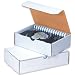 Aviditi M1292 Corrugated Literature Mailer, 12-1/8" Length x 9-1/4" Width x 2" Height, Oyster White (Bundle of 50)