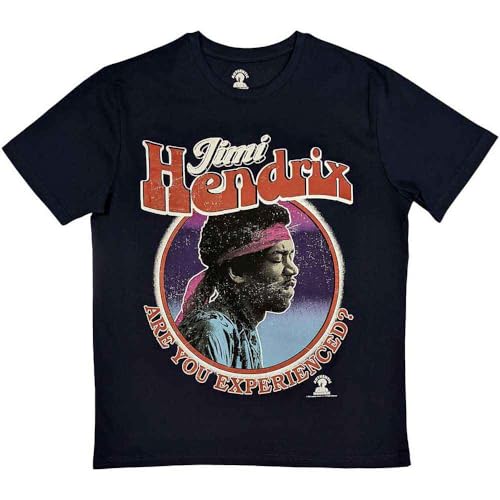 Jimi Hendrix Are You Experienced Official Mens New Blue T Shirt