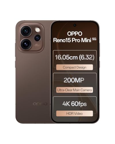 Image of OPPO Reno15 Pro Mini 5G Smartphone, Crystal Pink, 12GB +256GB