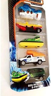 Matchbox On A Mission Sea Rescue Cars 5er Pack