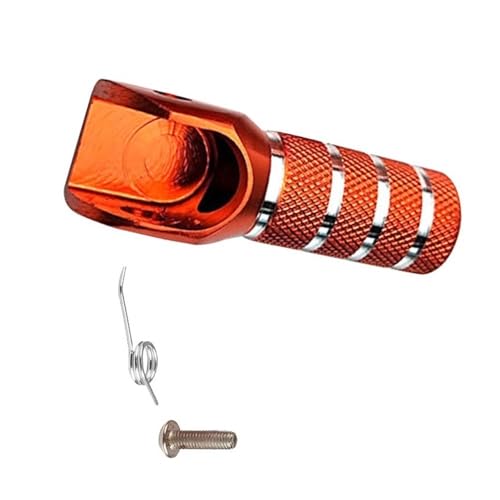 Embout de levier de vitesse CNC orange de remplacement pour moto SX EXC CRF YZF