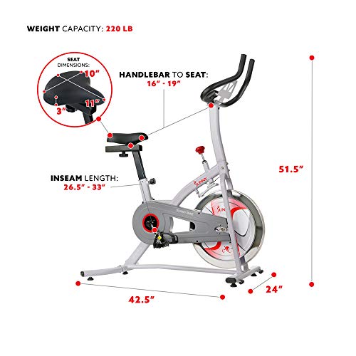 Sunny Health & Fitness Indoor Cycling Bike With Magnetic Resistance - Sf-B1918 #TOP4
