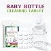 LULUGLITTER Detergent Tablets 16 Count, Bottle Washer Tablets Compatible with All Brands of Baby Bottle Washers, Deep Cleaning for Bottles, Pump Parts and Baby Feeding Essentials
