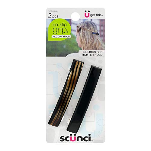 Pinzas Scunci No Slip Grip, 2 unidades miniatura 1