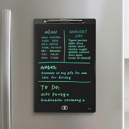 Magnetic Dry Erase Board for Fridge, 9.8"×6.7" LCD Writing Tablet,