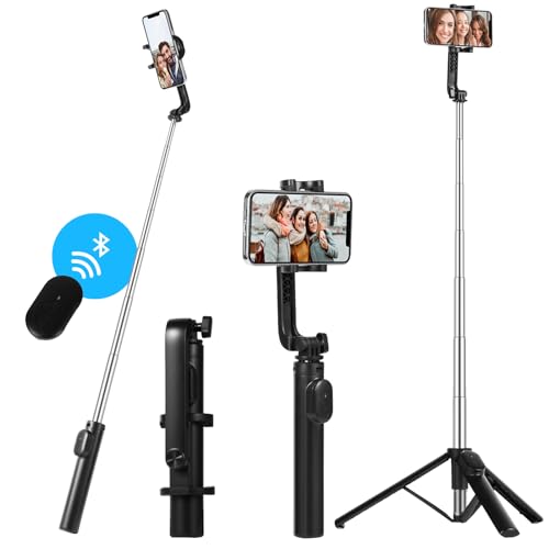 40" Selfie Stick Tripod with Wireless Remote,iPhone and Android Extendable Phone Tripod, Anti-Shake Premium Portable Travel Phone Tripod Stand, Stand for Recording Lightweight Tripod Stand