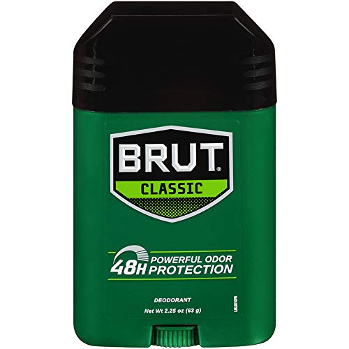 Brut, Deodorant, Solid, Classic, 2.25 Oz, (6 Pack) #TOP1