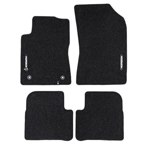 FROGUM Horizon Tapis Auto Velour Moquette pour Citroën C3 III 2016-2024| Inodores | avec Fixations | Pratiques et élégants