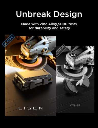 image for LISEN Magnetic Phone Holder for Car,360° Rotate Alloy Folding Dash Ph