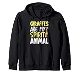 le giraffe sono il mio spirito animale giraffa felpa con cappuccio