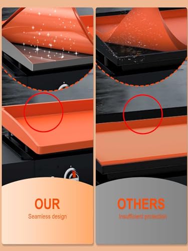 BANGIE-Griddle-Cover-Mat-for-Blackstone-28-Inch-Griddle-Accessories-Full-Wrap-Around-Protection-Silicone-Mat-for-Griddle-Food-Grade-Silicone-Grill-Mat-ORANGE