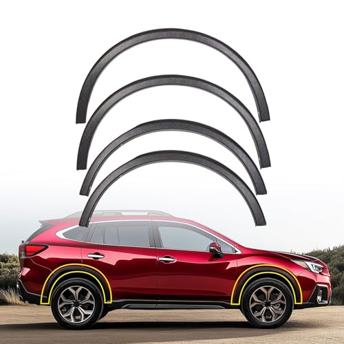 Rear Door Wheel Arch Molding - 2009-2013 Subaru Forester 5 4 Piece Wheel Arch Fender Moldings Compatible with 2015 2016 2017 2018 2019 Subaru Outback, Replacement for E201SAL000 Front Left Front Right Rear Left Rear Right