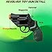 SCIERLOL Toy Revolver Gun, Educational Model Toys, Soft Bullet Toy, Gifts for Ages 14+