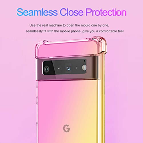 Coque Google Pixel 6 en verre trempé finition rose dorée - 4
