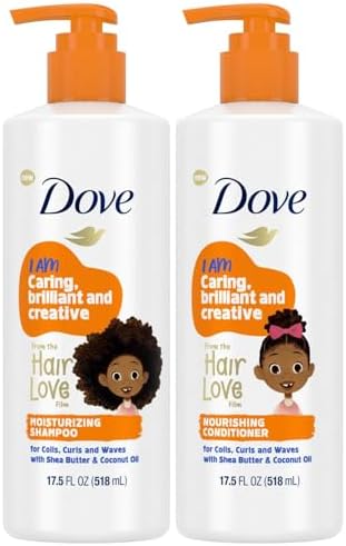 Dove Kids Tear-Free Moisturizing Shampoo & Conditioner Set, 17.5 Oz Ea