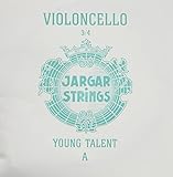 Tensión 0,76mm JARGAR\"Young Talent\" Cuerda para Violonchelo 3/4 La Medium núcleo de acero; escala pequeña