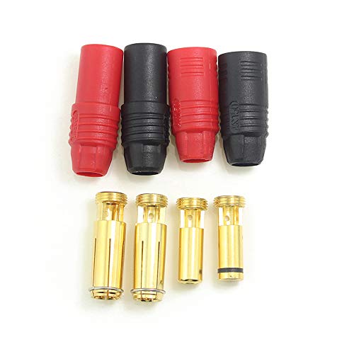 Sologood 6Pairs Amass As150 Male Female Anti Spark Connector Gold Plated Banana Plug Set For Battery Esc And Charge Lead … #TOP5