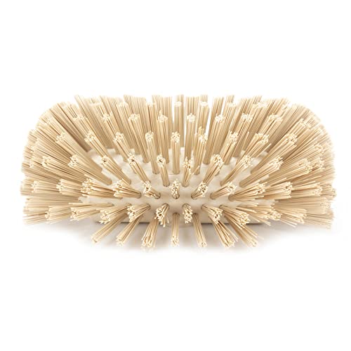 Image of SPARTA Kettle Brush, Essential Scrubber with Flared Head for Cleaning Tanks and Kettles, 5.5 inch x 9.5 inch, Tan