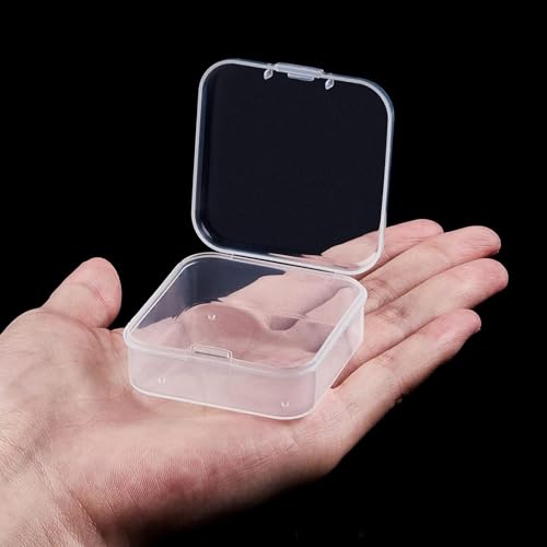 Boîte de rangement transparent pour trier les perles sans poussière