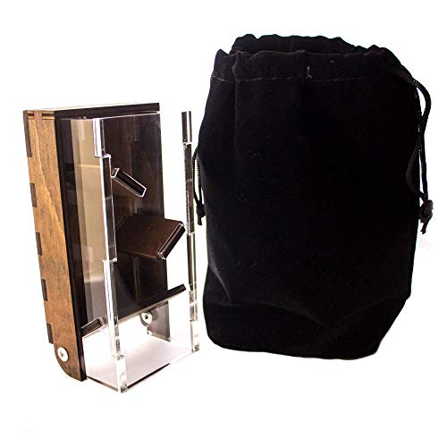 C4Labs Travel Portable Draw Bridge Dice Tower – Walnut #TOP5