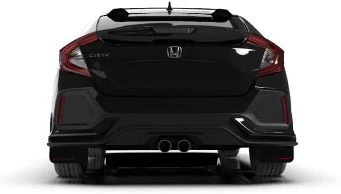 Rally Armor Black/Red Mud Flaps for 2017-2019 Honda Civic Sport Touring
