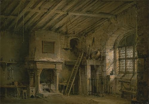 Peinture poster graffiti Heart of Midlothian par Alexander Nasmyth affiche decorative 60x90cm