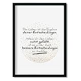  Entscheidungen Kunstdruck mit Gold-Imitation ohne Rahmen