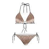 Diseño versátil: este traje de baño para mujer se puede llevar con un diseño de cuello en U o con tirantes cruzados para un aspecto diferente. Sus versátiles opciones de estilo te permiten crear múltiples estilos, dándote la libertad de mostrar tus curvas