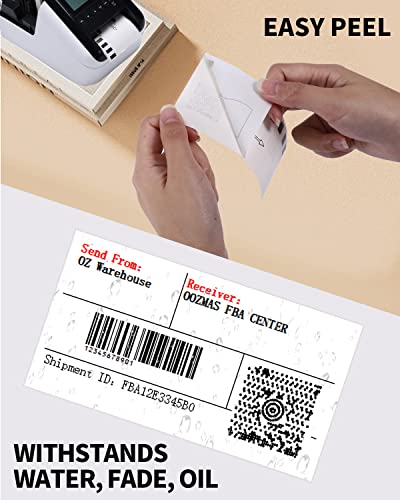 Replacement for Brother QL-820NWB Label Rolls QL-800 QL-810W Label Black/Red on White DK-2251 DK2251 Paper Tape (2.4 in x 50 ft) Continuous for Brother QL Label Printers (Black/Red on White) - Thumbnail 6