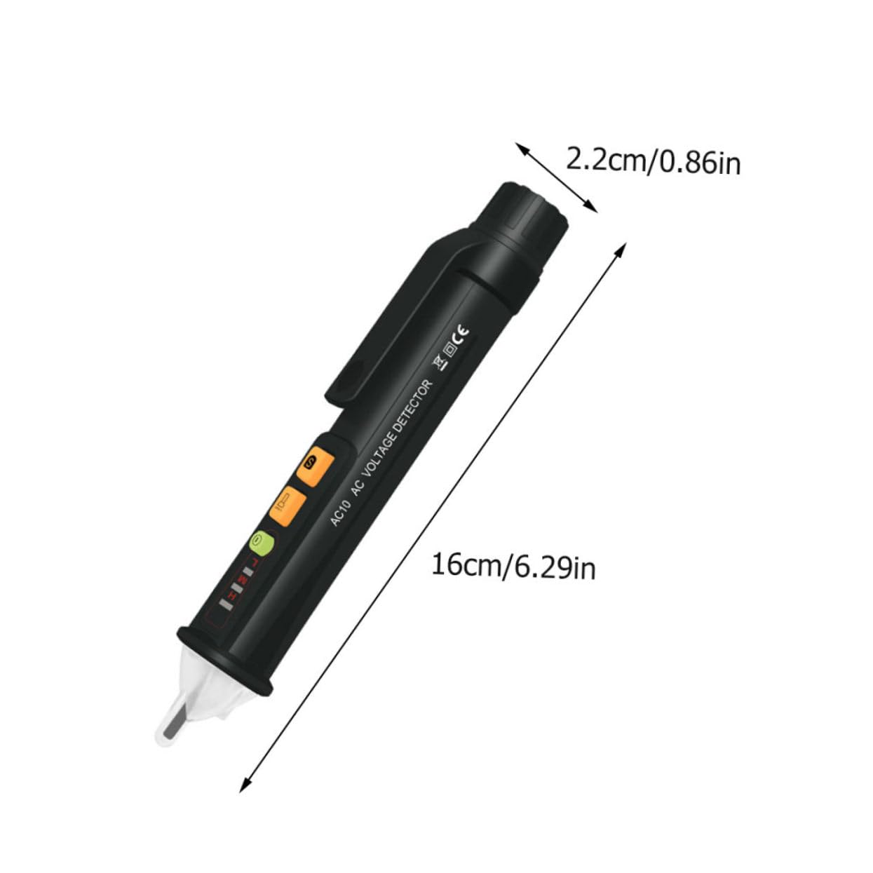 Alipis 1pc Non- Voltage Tester Pen Electric Testing Tool Flashlight Compact Design for Electricians Accurate Voltage Detection and Convenience