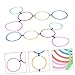 ibasenice Hopscotch Ring Game Set Medium Interlocking Rings and Connectors for Agility Training Enhancing Coordination and Balance Skills for Boy Girl