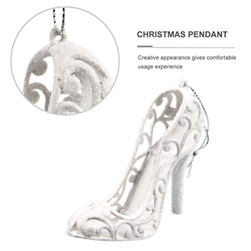 Kisangel 12Pcs Mini Cinderella Princess Inspired Slipper Plastic High Heel Shoe Ornament For Weddings Birthday Event Party Favors Decoration #TOP2