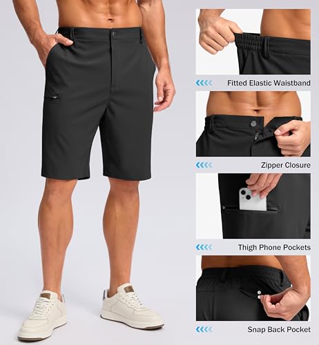 g gradual men39s casual shorts 734 934 lightweight 4 pockets stretch quick-dry summer shorts for golf work hiking trips