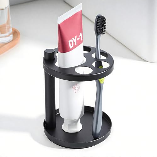 Metal Toothbrush Holder Stand for Bathroom: Stainless...