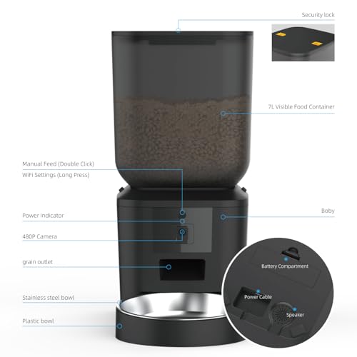 Furryluxe 7L Smart Feeder - Image 4 of 5