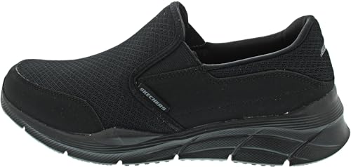 Skechers Equalizer 4.0 Baskets Homme Noir Mesh Pu Black Trim 42 EU