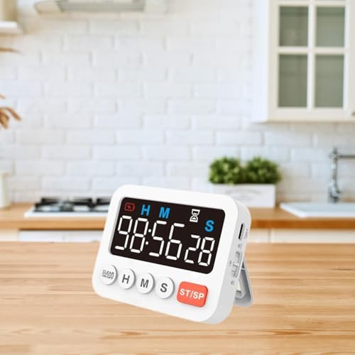 Cronómetro portátil digital de cocina en PP resistente para controlar tus recetas paso a paso 5