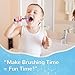 Lily's Home Children’s Funny Farting Toothbrush, Soft Bristles, Minute Electric Brushing Timer, Cute Boy Girl Dentist Prize, Age 3+, Assorted Color Animal Designs