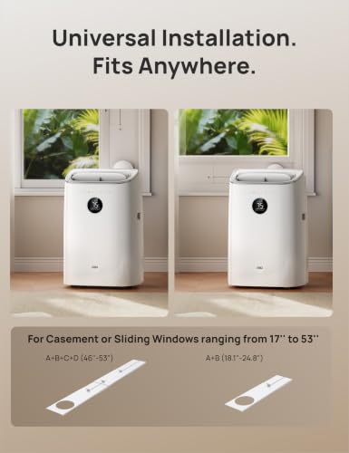 Image of DREO Portable Air Conditioner 543S, 11,000 BTU ASHRAE (7200 BTU DOE) Smart AC Unit for Bedroom with Drainage-free Cooling, Fan&Dehumidifier 3 in 1, APP /Voice /Remote, Quiet Standing AC for Room Indoors