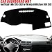 QPWOXIA Dash Board Cover Mat Carpet Compatible with VW Jetta A4 MK4 Bora 1998-2005 for Golf 4 MK4 1997-2003 Left Hand Drive