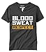 DashX Blood Sweat Teefit Fitness Series Mens V-Neck T-Shirt