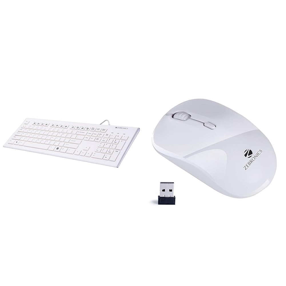 ZEBRONICS Zeb-DLK01 Wired USB Multimedia Keyboard with 104 UV Coated Keys, Rupee Key, 12 Hot Keys(Wh (B0BQ1QZ9VZ) Amazon Price History, Amazon Price Tracker