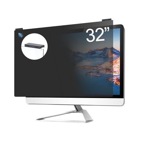 Filtre de confidentialité 32 pouces pour écran PC suspendu et amovible