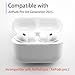 NANLANFAN Replacement Memory Foam Ear Tips for AirPods Pro 3 Silicone Shield, Ultimate Comfort, 3 Pairs (White, Assorted S/M/L)