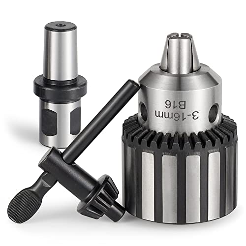 Mkcavne Mandril de taladro magnético súper resistente de 1/2 pulgadas (1-13 Mm) con adaptador de varilla de 3/4 pulgadas