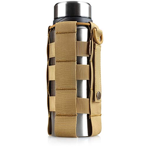 WYNEX Tactical de Conception tissée Pochette pour Bouteille d'eau, Porte-Bouteille d'hydratation Molle pour Porte-Bouteille Cover
