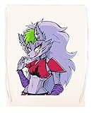 Newtee roxanne el lobo fnaf Bolsa De Gimnasio Beige Bolsa De Deporte Con Cordón Reutilizable De Algodón