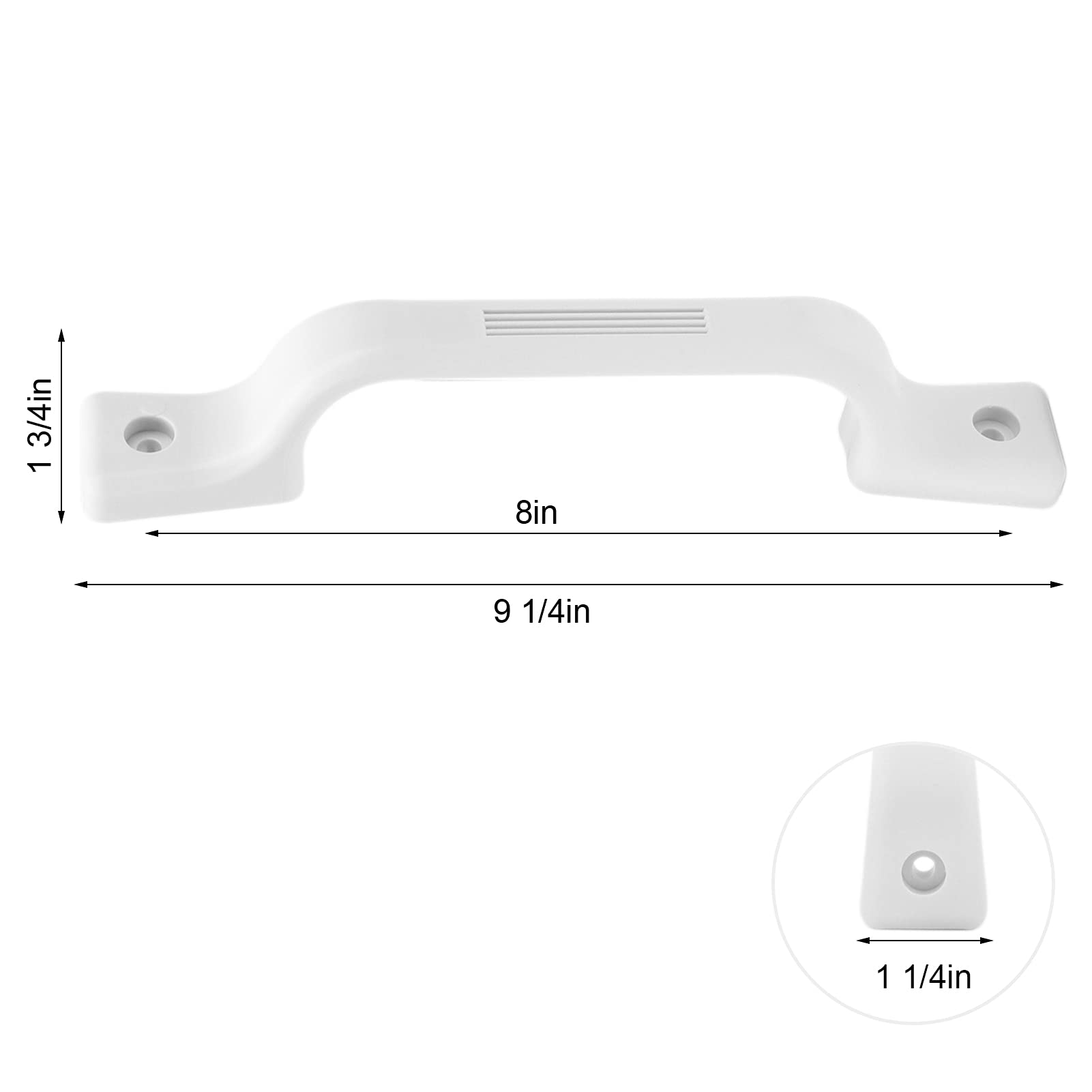 Plastic Grab Handle Entry Door Assist Bar For RV Trailer Camper Motor Home BLACK - View #11