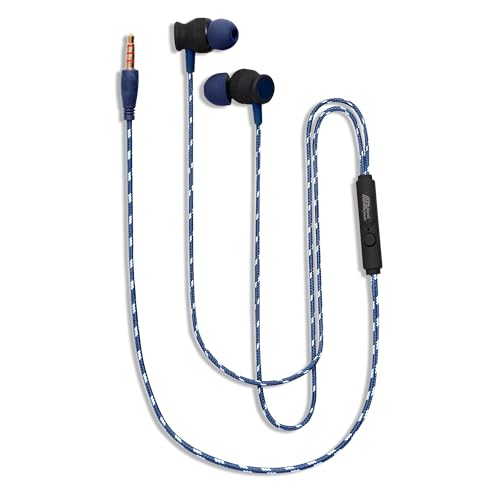 Image of Noise 3.5mm Wired Earphone with Powerful HD Mic for Clear Sound, in-Line Volume Controller & Noise Cancellation Compatible with only 3.5mm Jacks in Mobiles- Blue