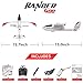 VOLANTEXRC RC Plane 3CH 3CH RC Glider Airplane Ranger400 with Propeller Saver & Xpilot Stabilization System, Easy to Fly for Kids and Adults, Ready to Fly